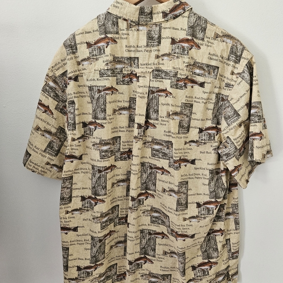 Columbia fishing print button down shirt - Picture 5 of 5